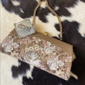 Leather Floral Purse
